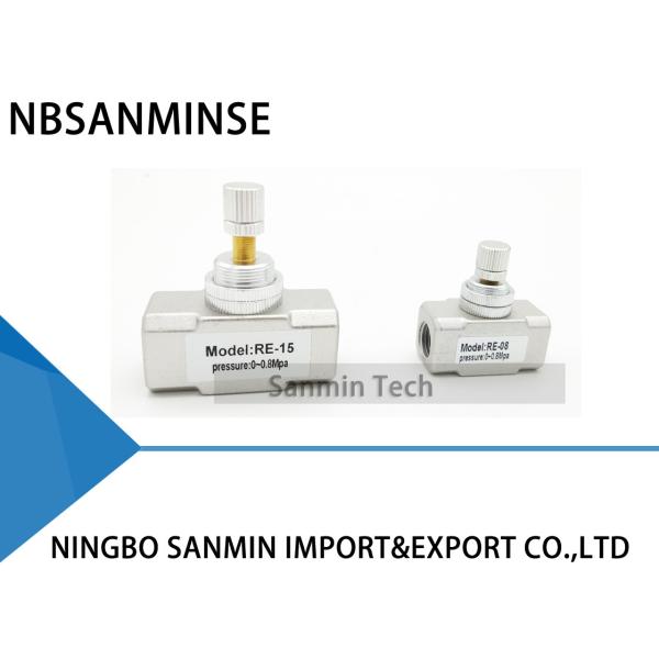 Quality NBSANMINSE RE Flow Capacity Control Valve G Thread 1/8 1/4 3/8 1/2 Pneumatic Air Standard Type Control Valve wholesale