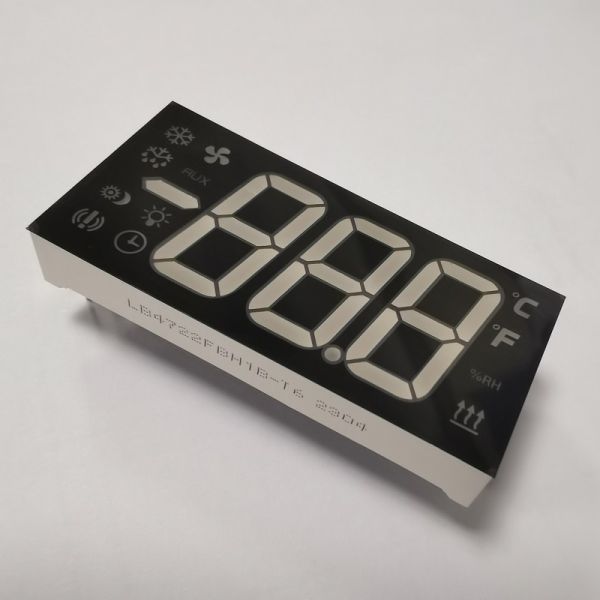 Ultra Bright Blue Triple Digit 7 Segment LED Display Common Cathode for Refrigerator Controller