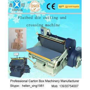 China PYQ Series Automatic Carton Machine Of Creasing Cutting Machine Slotting Machinery on sale