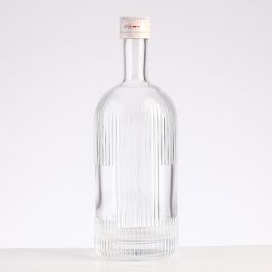 700ml 750ml 1l Glass Bottle for Fruit Wine Whiskey Brandy Liquor Vodka Xo
