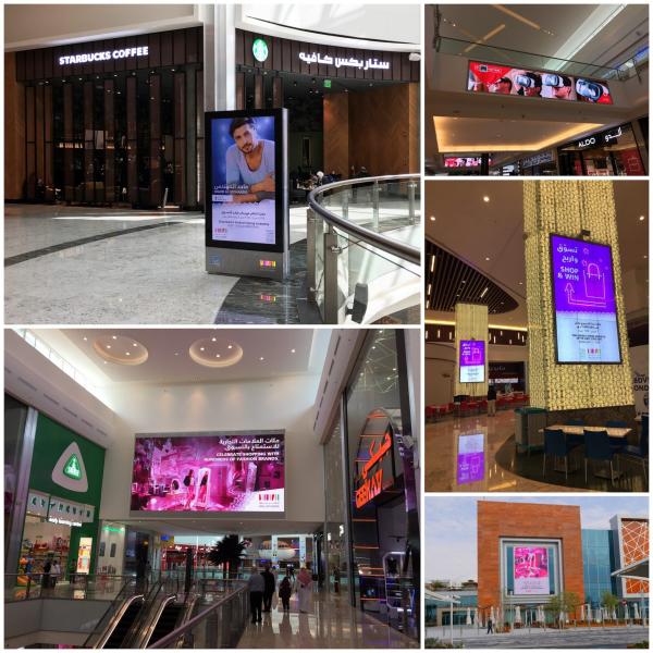 Commerical Advertising Cabinet Outdoor Smd Led Screen Easy Maintenance 250x250mm