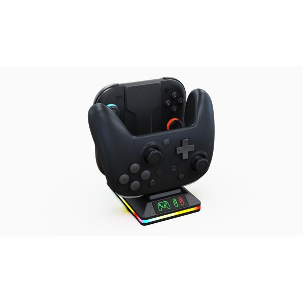 Quality Detachable and Portable Charging Dock With RGB Light For Nintendo Switch 2 Joycon and Switch 2 Pro wholesale