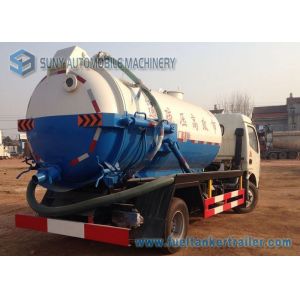 Dongfeng Q235 Carbon Steel Tank Sewage Suction Tanker Truck 4X2