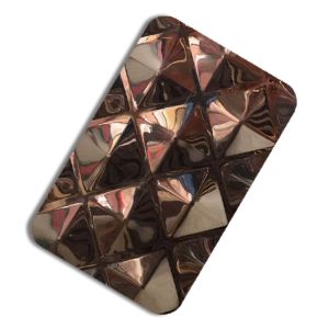 China 2mm Stamped Stainless Steel Sheet 316 430 201 304 1219mm Custom Patterns For KTV on sale