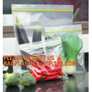 pouch inequilateral double track press lock watertight zipper, food storage