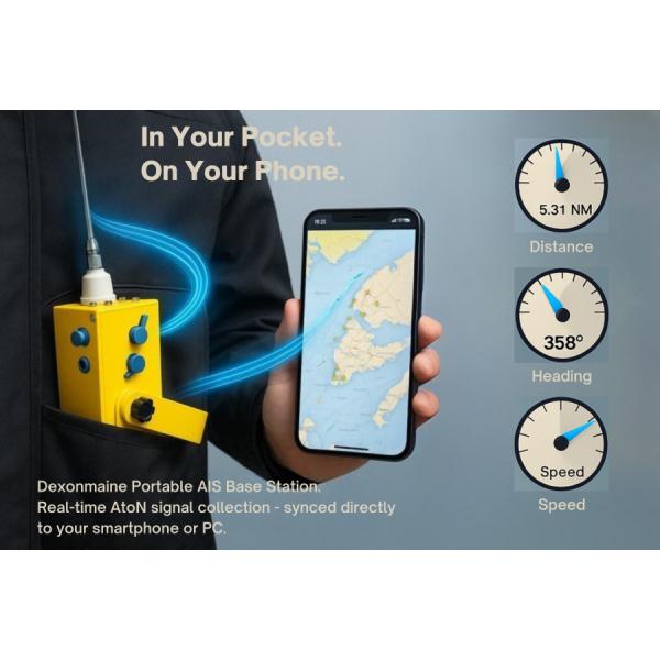 Lightweight Portable AIS Base Station For Testing Buoy & Beacon Signal Receiver