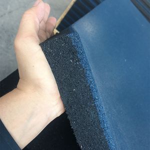 Durable 20mm 25mm Floor Protector Mat Easy Clean Gym Rubber Tiles