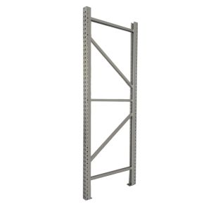 3” X 3” Section Teardrop Pallet Racking Upright Frame 4" X 4 1/4" Footplates