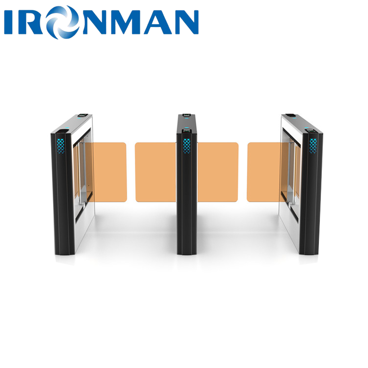 IM.XS02 Aluminum Alloy Swing Barrier Gate Turnstile For Office Building Security