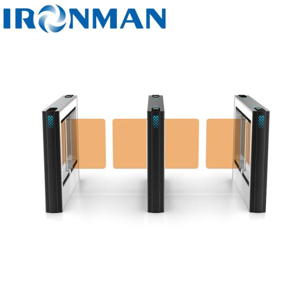 IM.XS02 Aluminum Alloy Swing Barrier Gate Turnstile For Office Building Security