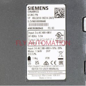 SIEMENS 6SL3210-1KE14-3AF2 Sinamics Drives - G120C RATED POWER 1 5KW