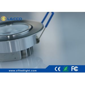 1W High Power LED Spot Lights Lathe Aluminum 300 LM With Epistar LED Chip