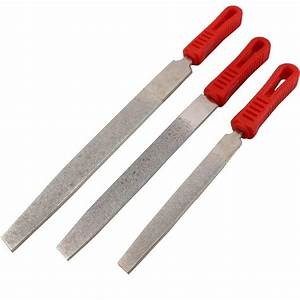 6 Inch Professional Diamond File Set , 150mm Length Grit 120 Diamond Flat File