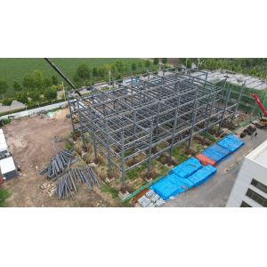 Steel Pallet Packed Portable Steel Structure Fabrication Prefab Warehouse