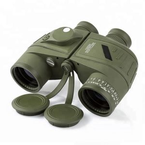 China 10x50 Military Marine Binocular Telescope Fogproof With Rangefinder on sale