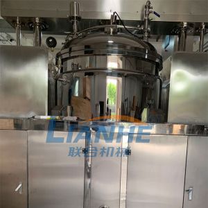 TUV High Viscosity Vacuum Emulsifier Mixer 1 Ton Electric Heating