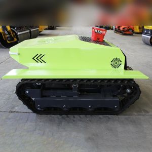 New Rubber Tracks Remote Control Robot Lawn Mower CE EPA Gasoline Engine All