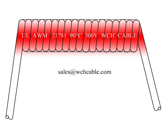 UL21781 Electric Equipment Extendable Curly Cable