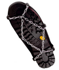 China High Capacity Shoe Chains , Durable Easy Operation Winter Ice Cleats on sale