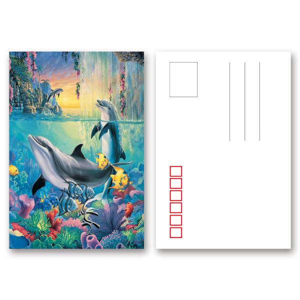 Quality Custom Lenticular Printing Holographic 3D Postcard Heat Resistant Non Toxic wholesale