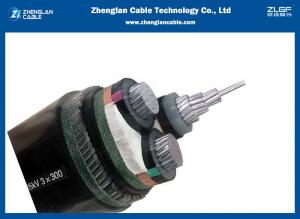 China 8.7-15kv SWA Armored Aluminum Cable Underground Power Cable 3x150mm2 BS 6622/BS 7835 on sale