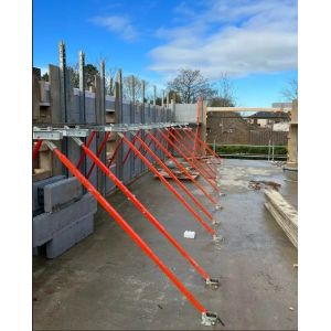 Non-Alloy Permanent Bracing For Insulated Concrete Forms ICF Wall In Customized