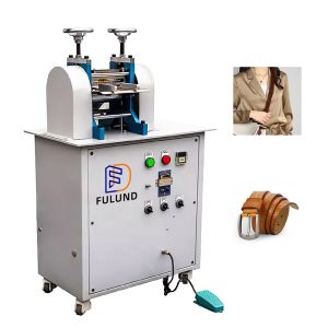 Precision hydraulic genuine leather belt embossing machine