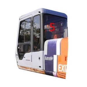 China Back Side HITACHI Excavator Glass Green 5mm Tempered Glass on sale