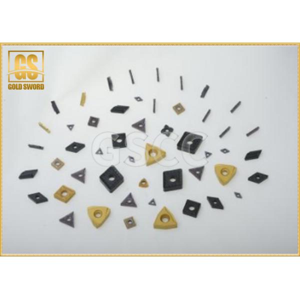 Quality 12.75 G / Cm³ Carbide Milling Inserts , YC45 Turning Tool Inserts 90 HRA wholesale