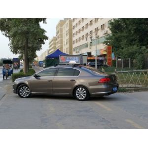 Customized 960 * 360mm, 160 * 60 Monochrome Panel Taxi LED Display For Taxi Roof