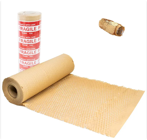 50mm*100m 80gsm Honeycomb Paper Roll Compostable