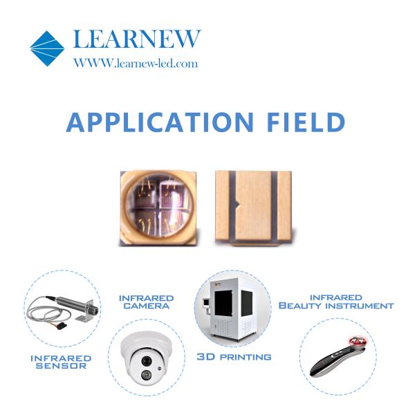 IR Light Customized SMD LED Chips 3535 High CRI 2w For Skin Protection