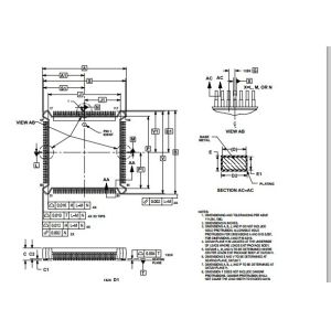 Cheap Integrated Circuit Chip M68HC08 Microcontrollers MC68HC908GP20CFB MOTOROLA QFP for sale