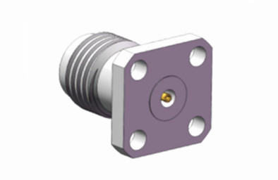 Quality 2.4mm Female Microstrip RF Connector Stainless Steel Material With 4-hole Flange wholesale