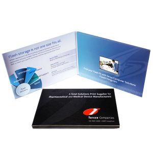 Custom Printed LCD Video Brochure Card The Most Effective Way to Target All