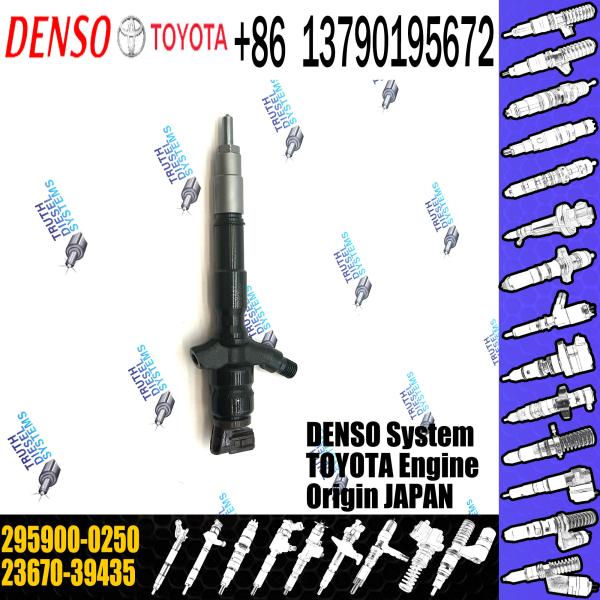 Quality Fuel Injector 23670-30440 23670-39435 295900-0250 295900-0200 For Toyota Hiace Dyna 1kd Ftv Euro 5 wholesale