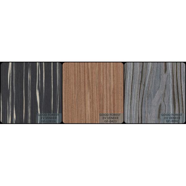 Engineered Custom Wood Veneer Panels Irregular Texture For Decoration ISO