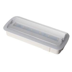 Wall Recessed Indoor IP20 LED Rechargeable Emergency Light 3 Hours Operation