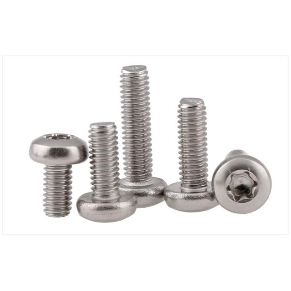 18-8 Stainless Steel Tamper Proof Torx Screws M3 With Right Hand Thread Direction