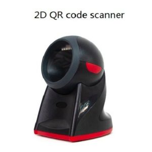 Desktop Omni Directional 60fps POS Barcode Scanner 4 mil Precision