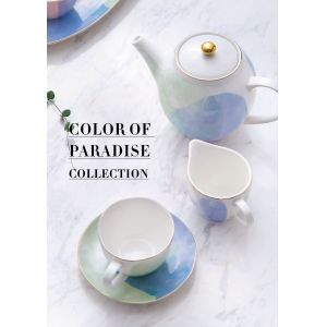 Paradise Color Practical 26cm Fine Bone Porcelain China Dinnerware Sets