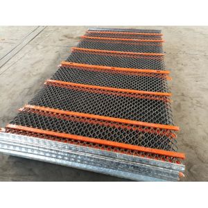 Poly ripple screen self cleaning wire screen rectangular shape aperture as