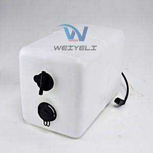 Construction Machinery Plastic Radiator Overflow Tank For Cat E345D2/349D2