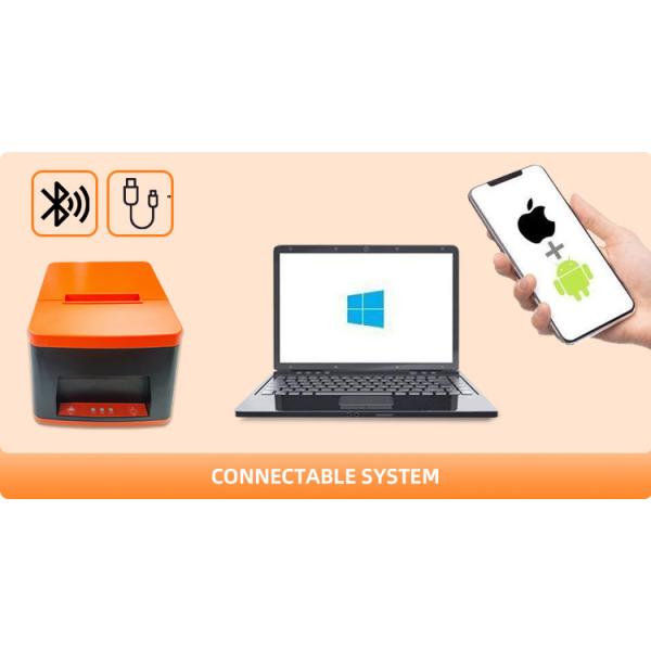 AC Adapter Included 58mm Usb Bluetooth Thermal Printer for Barcode and Receipt Printing