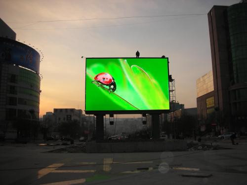 Colorful Image Outdoor Led Video Screen , P5 Advertising Display Board Ultra