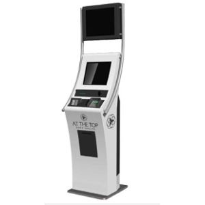 Anti Vandalism Ticket Vending Kiosk Self Service Purchase And Printing