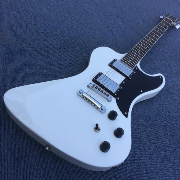 Quality New style RD type Electric Guitar in Alpine White, Custom Shop RD guitar with Chrome hardware, Dots inlays wholesale