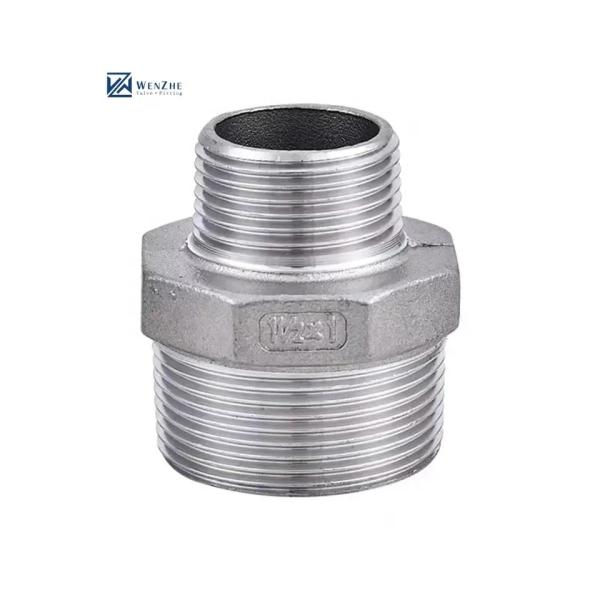 Equal 304316 Stainless Steel Hydraulic Male Thread Fitting Hexagon Pipe Nipple