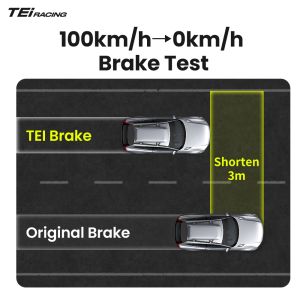 TEI Brake Caliper SR8 2-piece Forged Modified 8 Piston E300 Big Brake Kit for