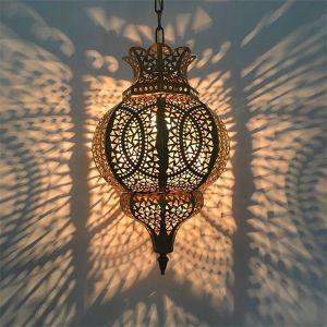 Cheap Moroccan Style Hanging Pendant Light Chorded Hanging Decorative Arabic Lamps(WH-DC-64) for sale